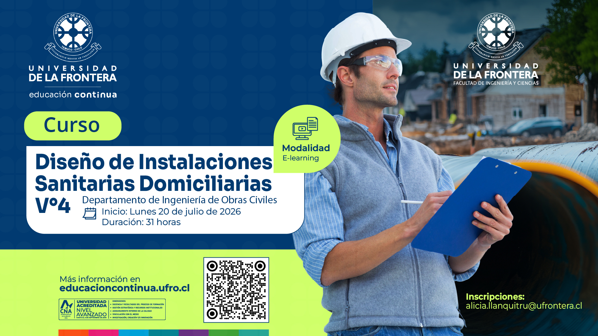 CURSO DISEÑO DE INSTALACIONES SANITARIAS DOMICILIARIAS V°4 2026