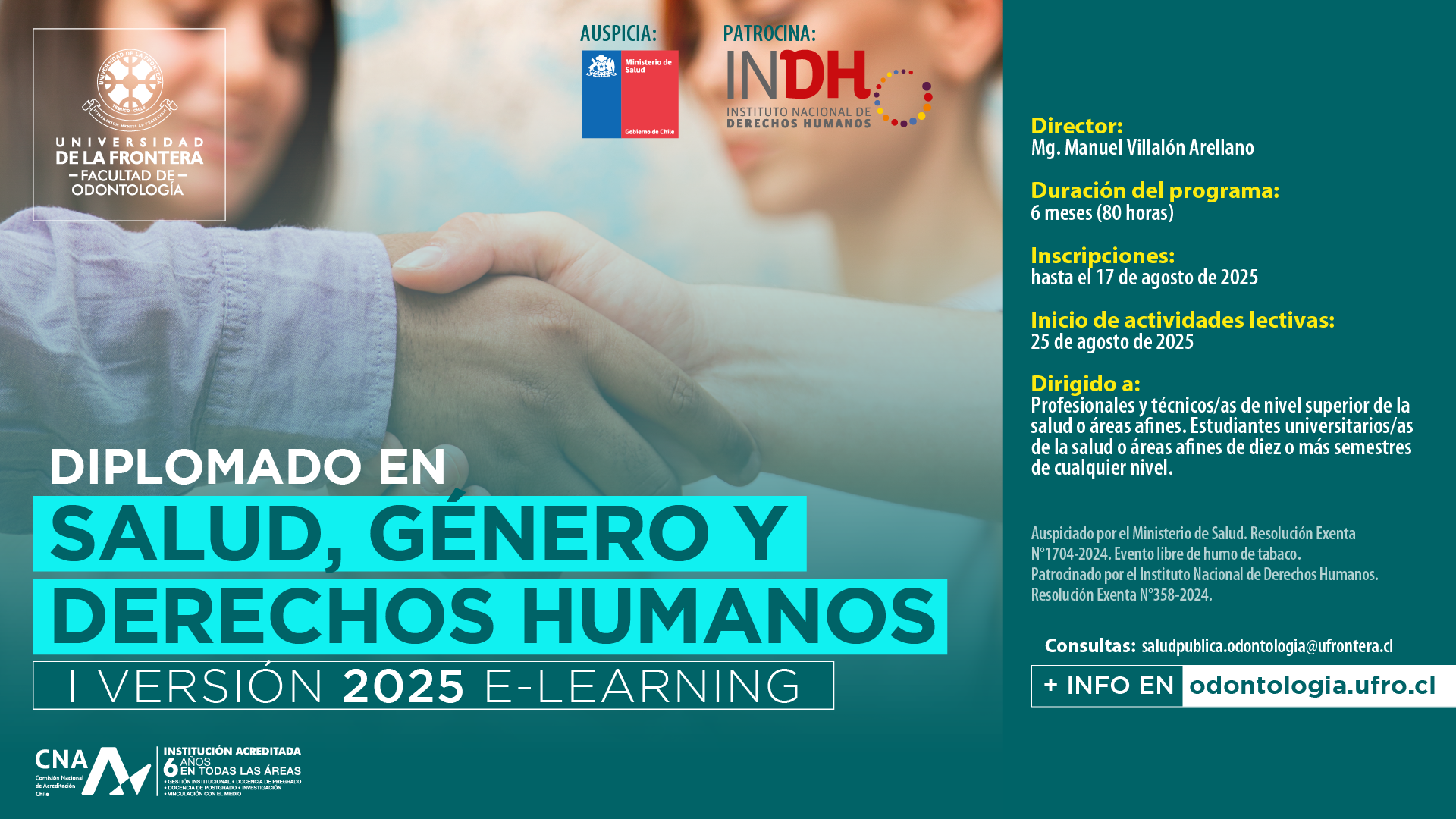 DIPLOMADO EN SALUD, GÉNERO Y DERECHOS HUMANOS 2025